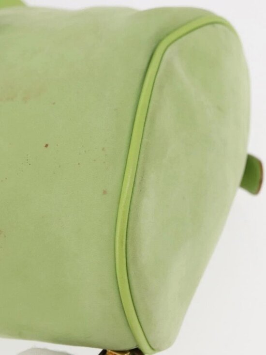 Salvatore Ferragamo Backpack Suede Green Gold main image 15